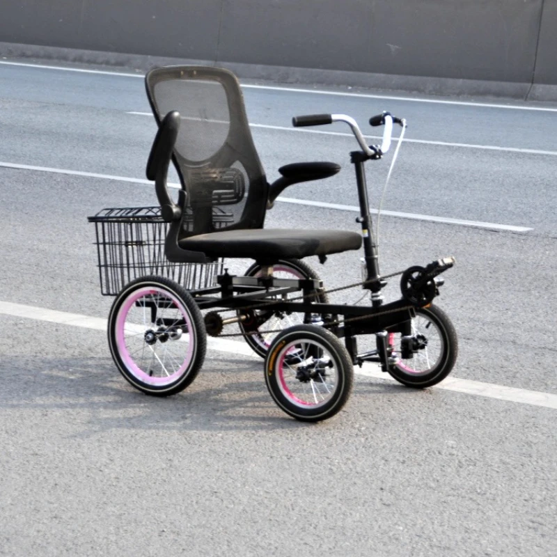 Tricycle, four-wheeler, commuting, rehabilitation, middle-aged and elderly scooter, rickshaw, bicycle