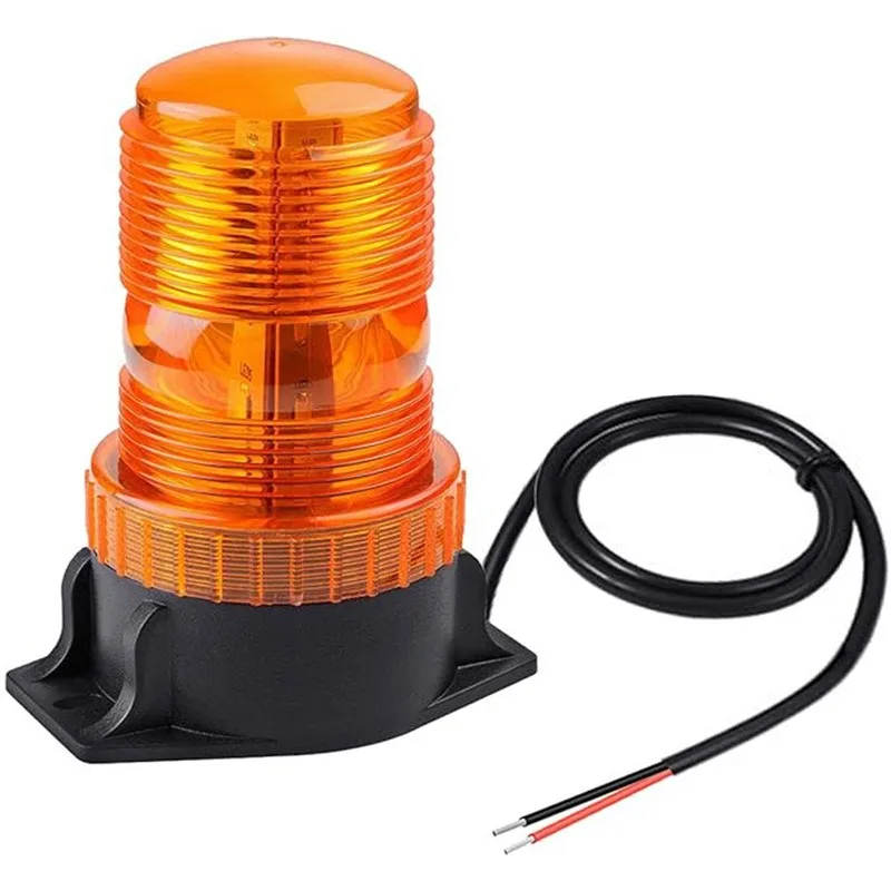 10-80V Forklift Warning Light High Brightness Waterproof Strobe Light for Construction Machinery Safety Alert 1pc