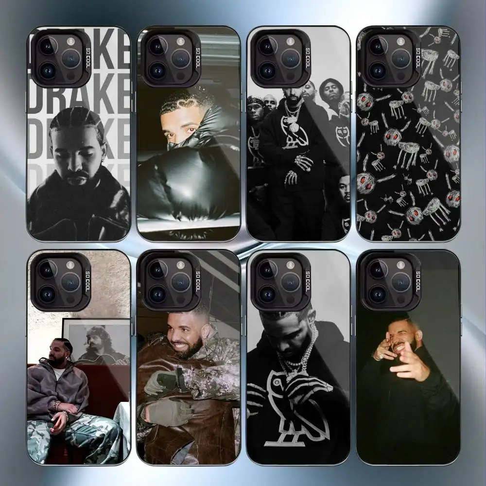 

Rapper D-Drake Phone Case For iPhone17,16,15,14,13,12,11 Plus,Pro Max Black Candy Matte Shockproof Cover