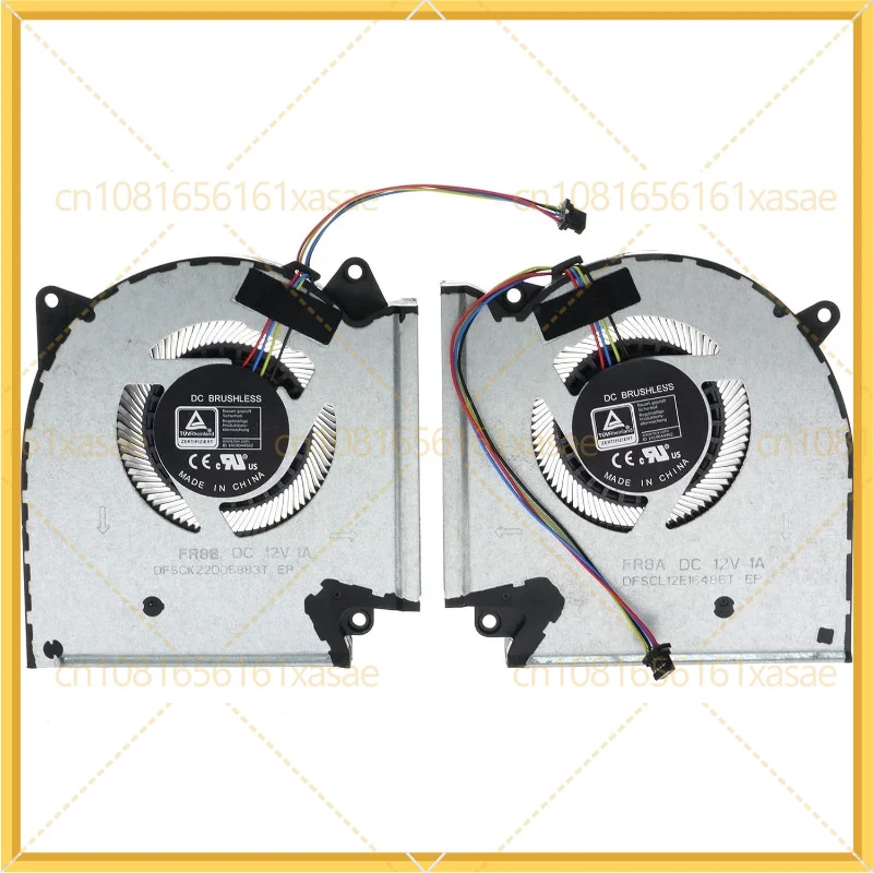 CPU & GPU Cooling Fan For ASUS ROG Strix G15 Advantage Edition G513QY G713QY DFSCL12E16486T 12V