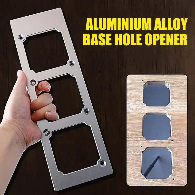 86 Type Wire Box Template 86 Type Socket Slotting Precise Marking Base Socket Bottom Box Lightweight Carpentry Decoration