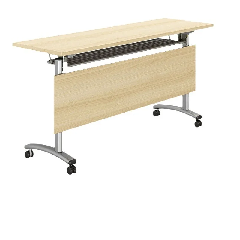 Training Conference Training folding table and chair combination Hotel strip table Double layer mobile