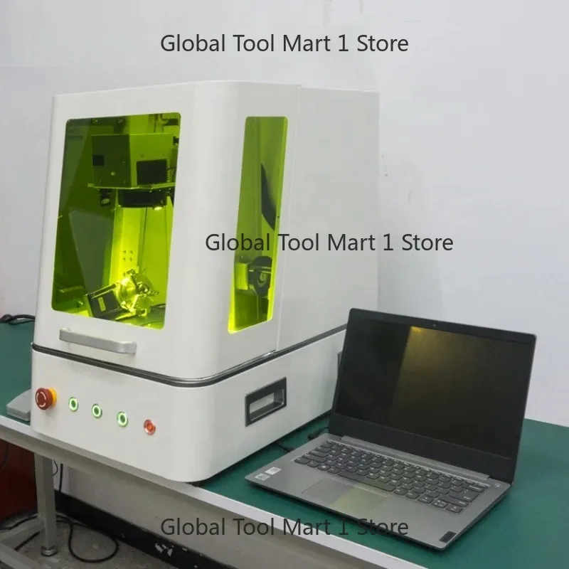 Hot Sale Ra-ylio 50W 80W JPT Fiber Laser Marker Metal Gold Brass Ring Cutt-ing Engra-ving Machine