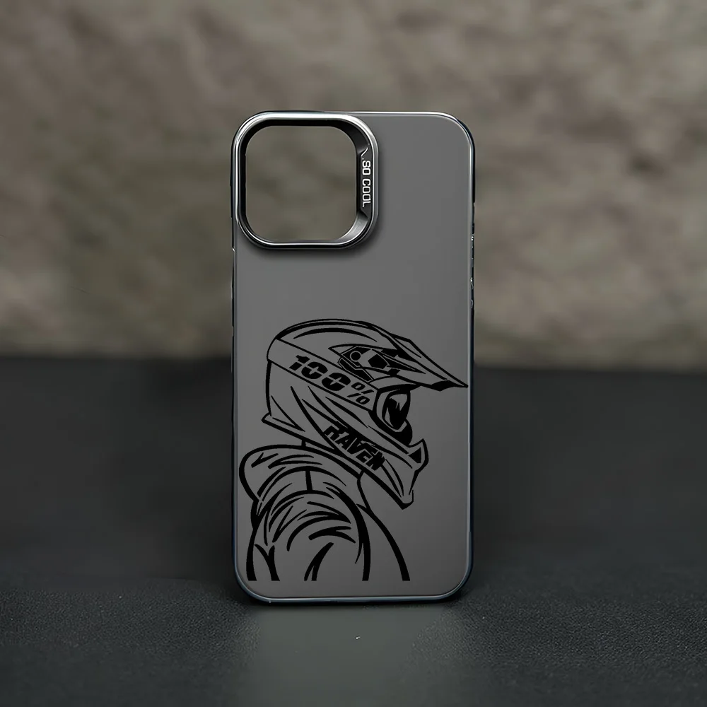 

Motorcycle Helmet Line Drawing Pattern Phone Case for iPhone 17promax/16/15/14/13/12/11 PLUS/PRO MAX/PRO back cover