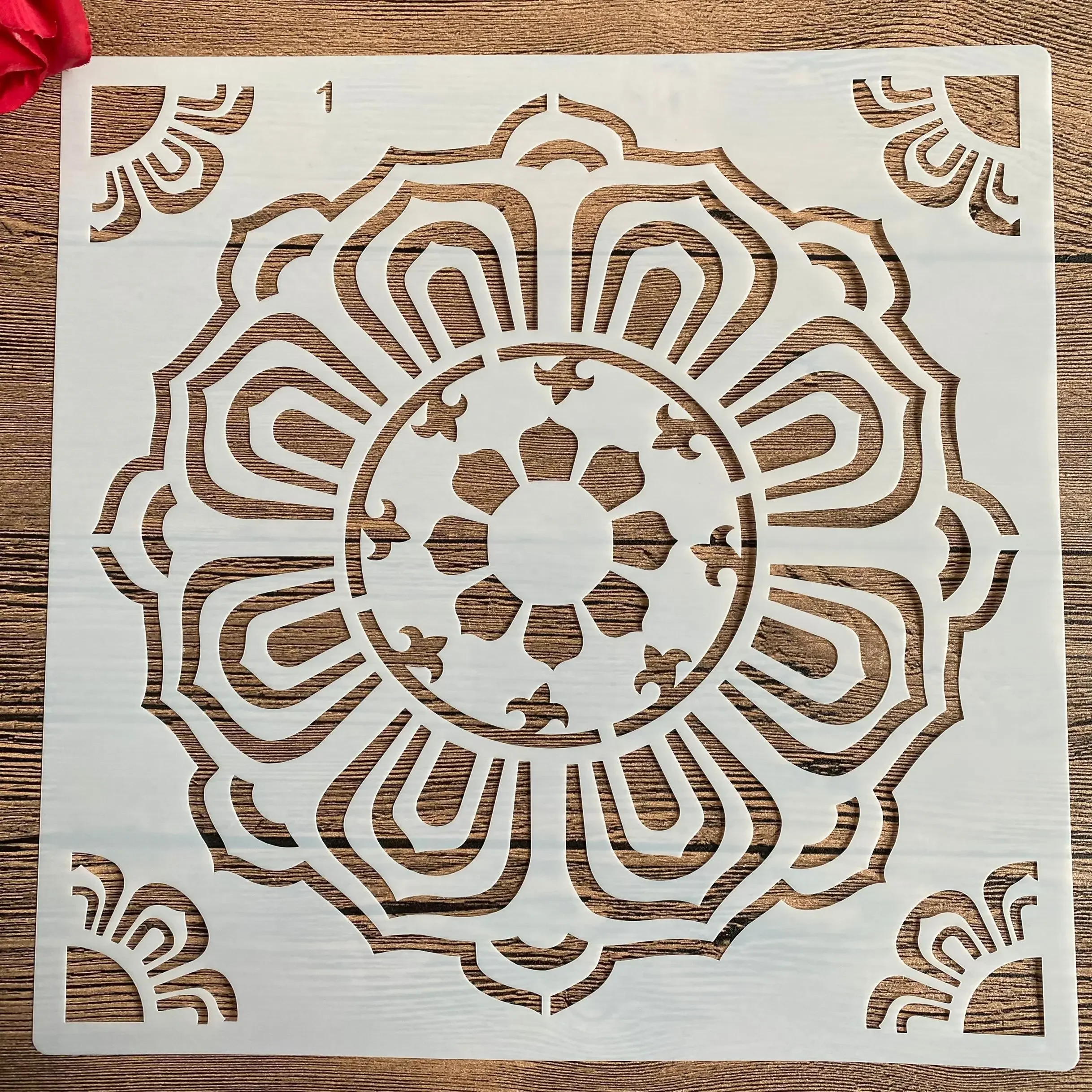 

30 * 30cm size diy mold for painting stencils stamped photo album embossed paper card on wood, fabric,wall mandala stencils