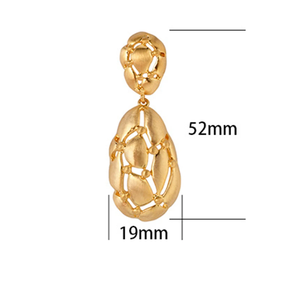 Geometrische onregelmatige retro holle oorbellen Unieke minimalistische stijl Vintage metalen oorknop Damesmode Commuter-sieraden