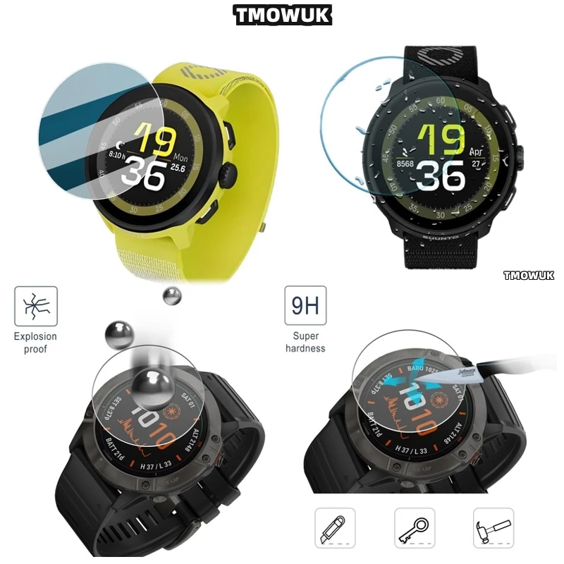 

For SUUNTO RUN 9H Scratch Resistant HD Film - Bubble-Free, Easy Install Protector