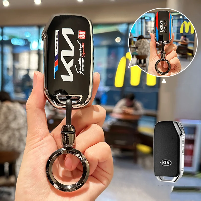 TPU Car Remote Key Case Cover Shell Holder For Kia Sportage Ceed Xceed Sports K5 Seltos 2019 2020 2022 2023 Auto Accessories