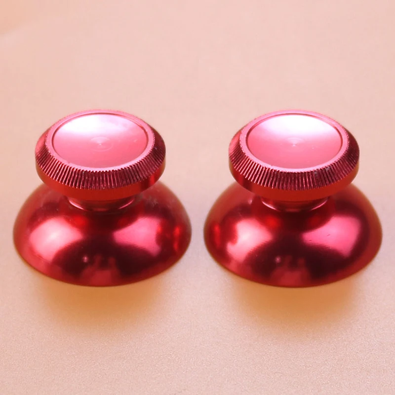 2PCS Colorato Alluminio Metallo 3D Analogico Thumb Stick Grip Fungo Joystick Cap Per Xbox 360 Gamepad Controller