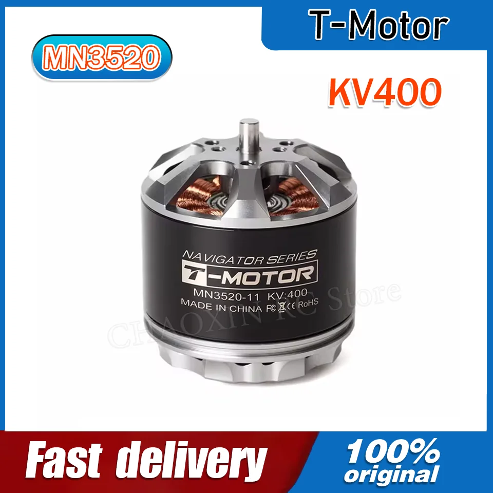 MN3520 KV400 T-MOTOR support lithium battery4-8S maximum power1140W maximum current38A high quality EZO bearings Brushless motor