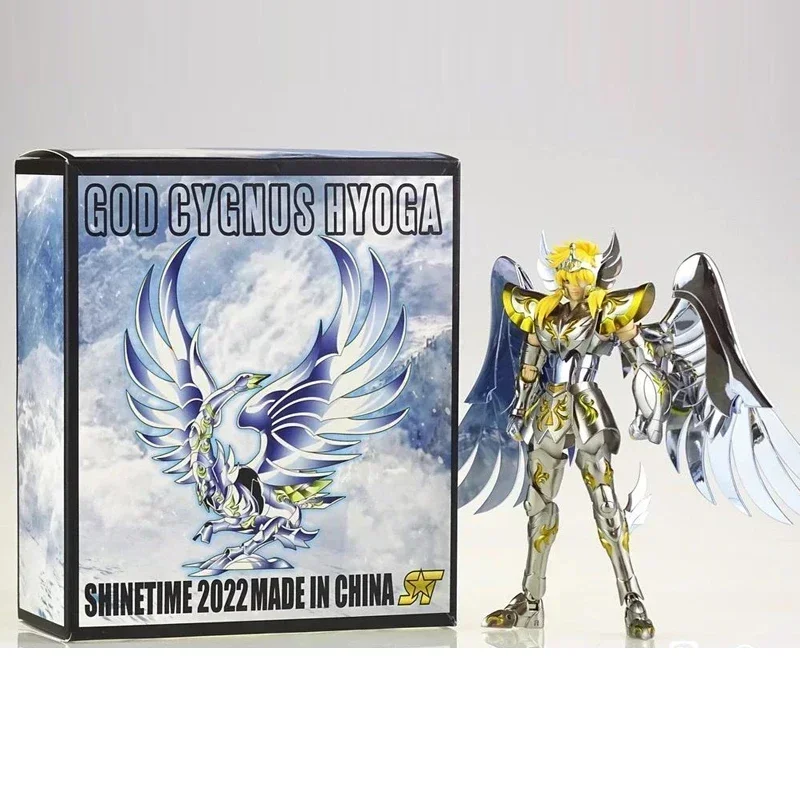 [In Stock] ShineTime/ST Model Saint Seiya Myth Cloth EX Hyoga Cygnus God V4 Bronze Zodiac Knights Action Figure
