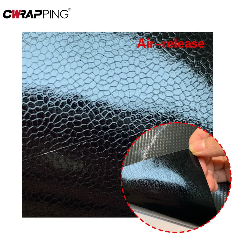 Car 6D Carbon Fiber Vinyl Foil Film Ultra Gloss Waterproof Decoration Film Auto Wrap Sticker for Laptop Phone Case Motorcycle image 4