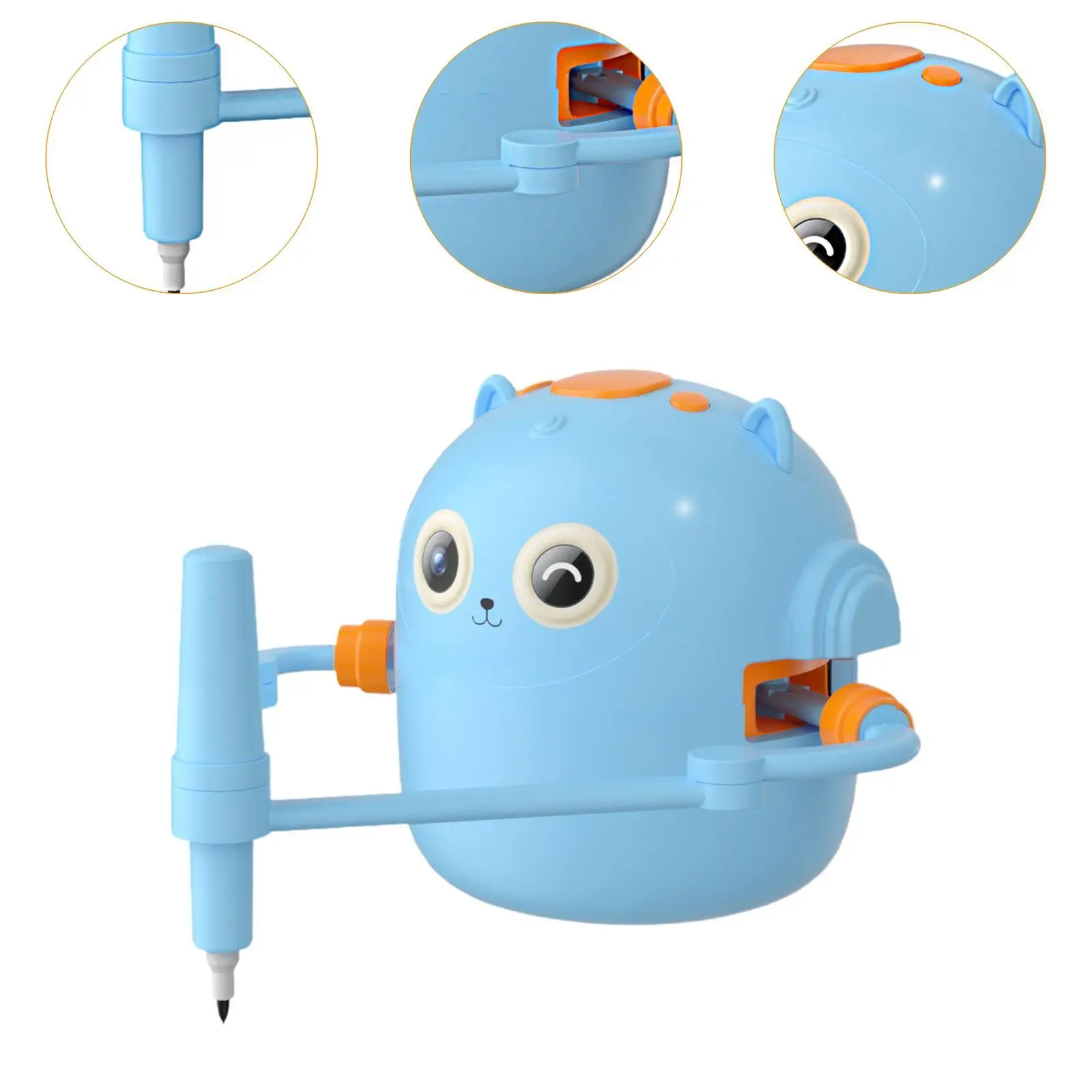 Jouet Robot de dessin pour garçons et filles, peinture automatique avec 100 cartes et 2 stylos, jouet de peinture intelligent de dessin animé