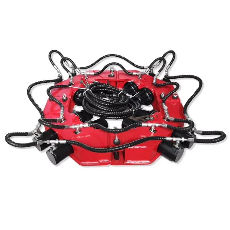 Hydraulic Concrete Pile Cutter Hydraulic  Round Pile Breaker Concrete Cutter Pile Cutting Machine for 20‑40T Excavators