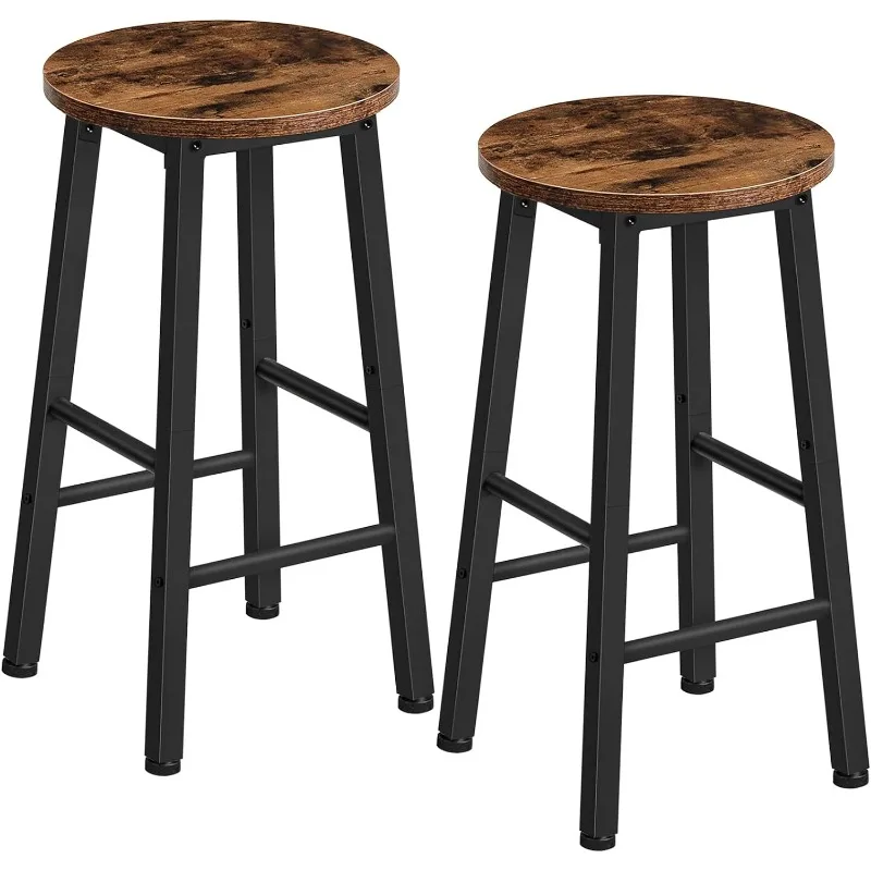 Bar Stools Set of 2, Counter Height Bar Stools,25.8