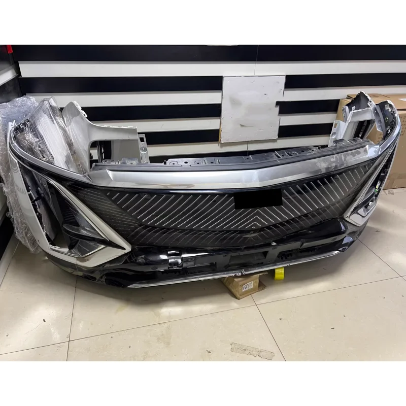 

Передний бампер в сборе для Cadillac LYRIQ, решетка, сетка, объемная рамка противотуманных фар, комплект кузова, автомобильные аксессуары