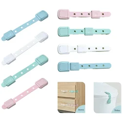 8-Pack Home Baby Locks Kind Veiligheidskast Snel Zelfklevende Lade Deur Vergrendelt Geen Schroeven Voor Meubels Keuken Ovens Wc-Bril