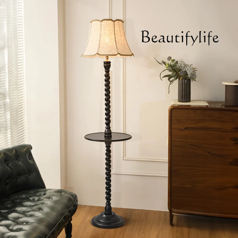 

French medieval creative floor lamp living room vertical atmosphere lamp