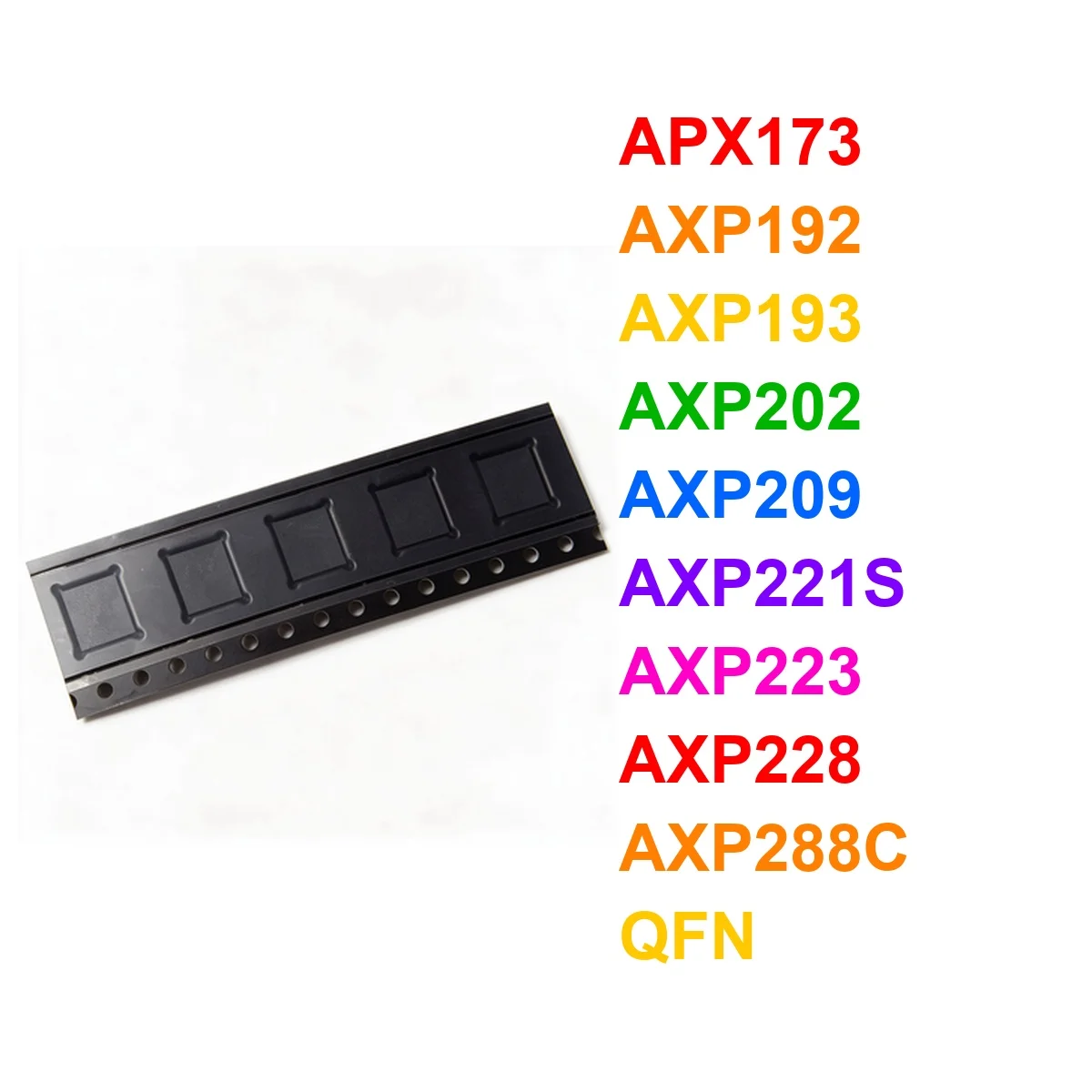 (5piece) APX173 AXP192 AXP193 AXP202 AXP209 AXP221 AXP221S AXP223 AXP228 AXP288 AXP288C QFN Chipset