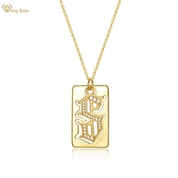 Wong Rain Hip Hop Rock 925 Sterling Silver VVS1 3EX D Color Real Moissanite Diamonds Gemstone Pendant Necklace Fine Jewelry Gift
