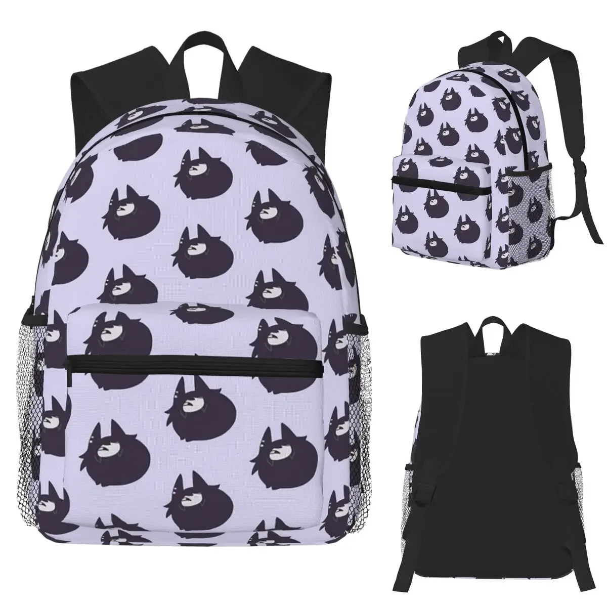 

Miss Circle Game Cat Student Backpack School Bag Hiking Travel Daypack for Men Women Fashion Bookbag Shoulder Bags