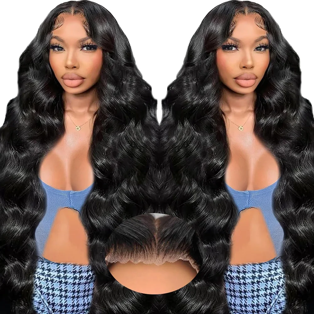 

Парик Body Wave 13x6, предварительно сформированный, безклеевой, с кружевной передней частью 7x6, 30-40 дюймов, парик из натуральных волос с HD-кружевом 13x4 для женщин, плотность 220%