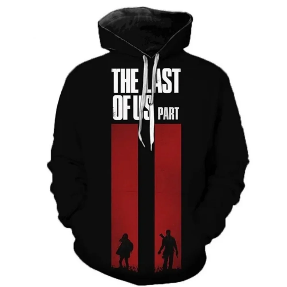 

The Last of Us Game 3D Printed Hoodies Men's and Women's Casual Fashion Oversized Sweatshirts Hoodies Men's Spring and Autumn Pu