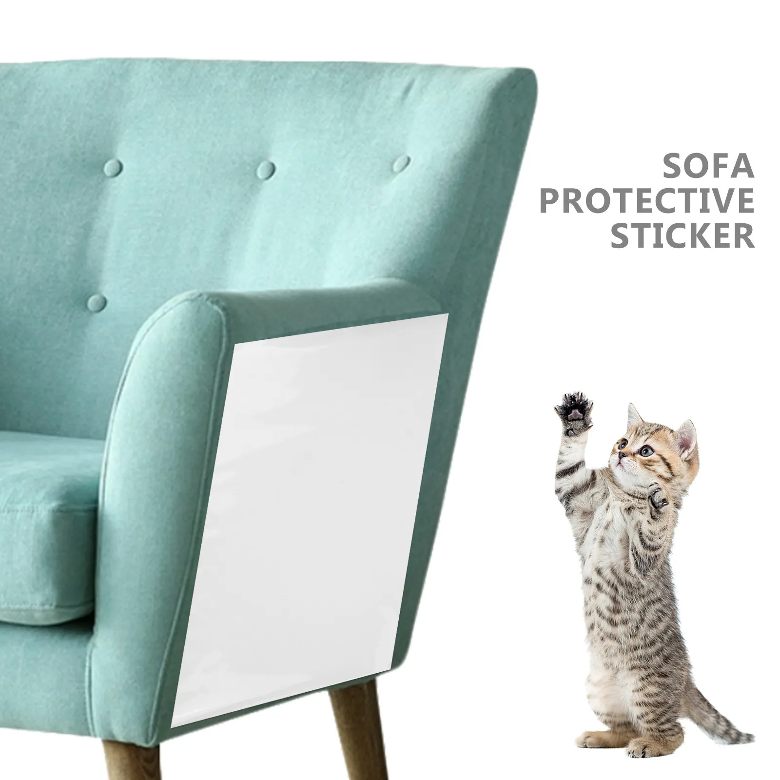 Cat Scratch Protector for Sofa, Couch, Door – Thickened Paper, Wear-Resistant & Replaceable Anti-Scratch Sticker