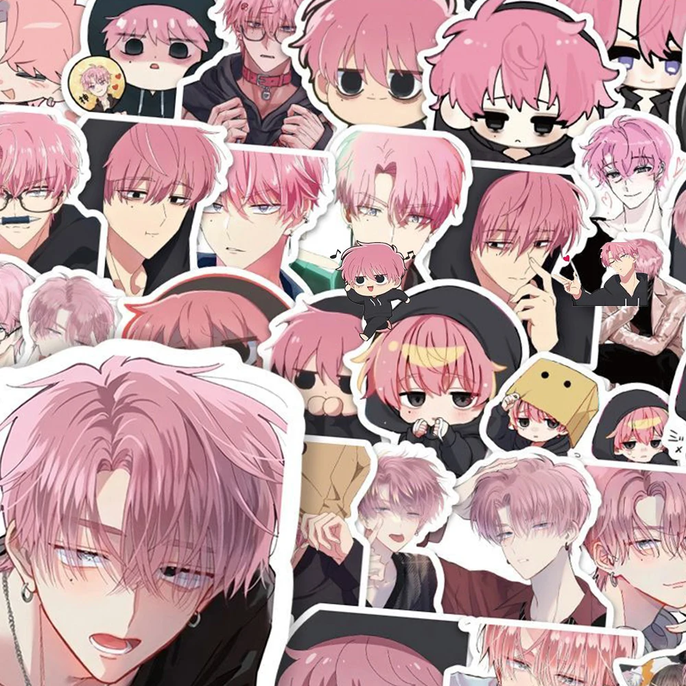

10/30/60pcs Tamon Anime Stickers Tamon's B Side Sticker Decoration Notebook Laptop Luggage Phone Cool Characters Cartoon Decals