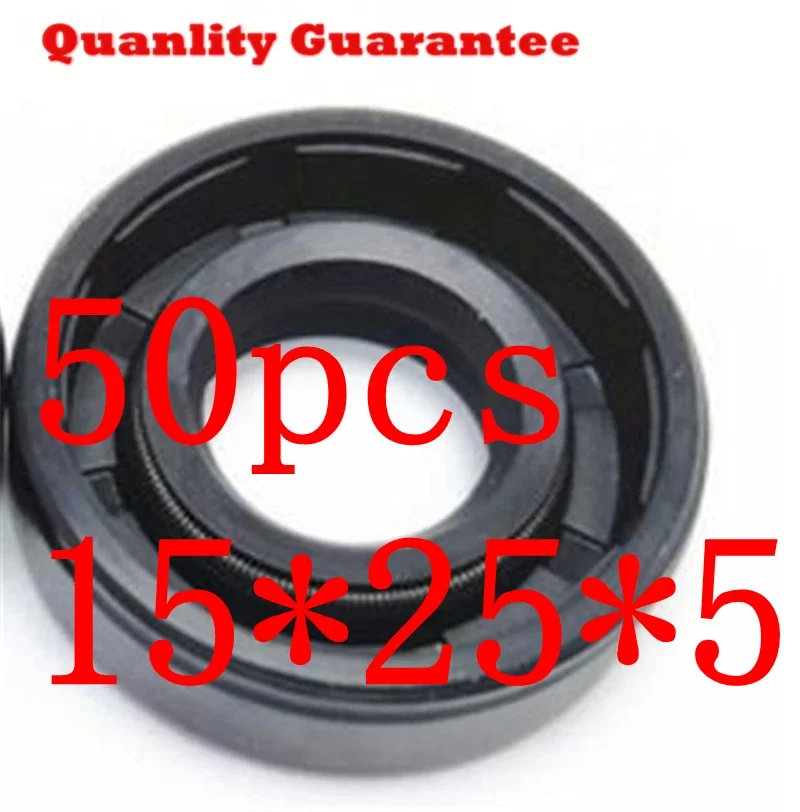 

50PCS Oil Seal 15*25*5 fit Stihl 023 025 MS230 MS250 2026 years for picture