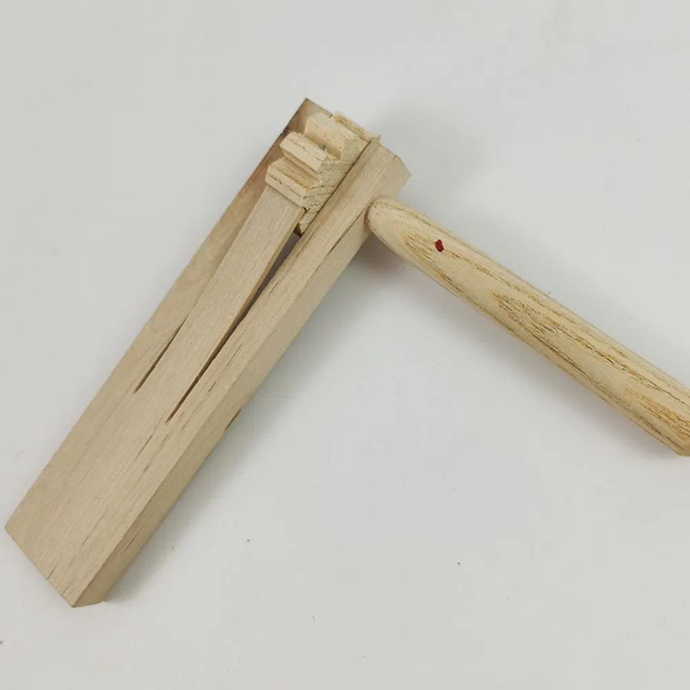2 Castañuelas de Madera para Niños, Instrumento Musical Manual Giratorio, Generador de Sonido para Educación Temprana, Juego Sensorial y Aprendizaje del Ritmo