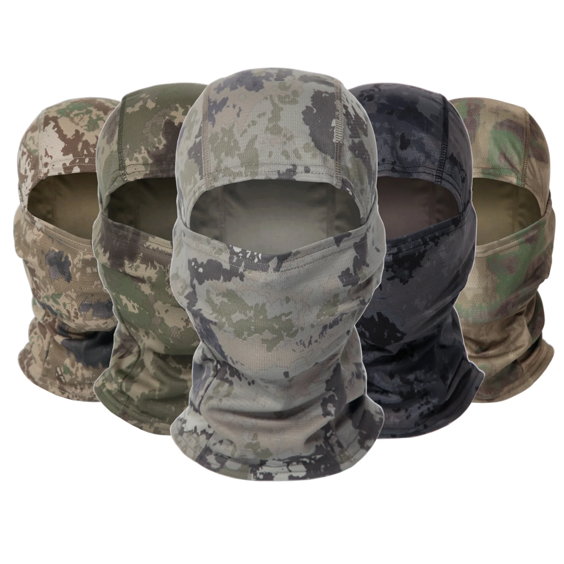 

Camouflage Tactical Balaclava Full Face Mask Scarf Hat Hunting Ski Cycling Multicam Camo Head Neck Shied Wrap Bandana