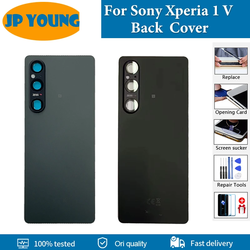 AAA+ Quality Back Back Battery Cover For Sony Xperia 1 V Back Cover  XQDQ62/B XQ-DQ72 XQ-DQ54 Rear Door Housing Case Replacement