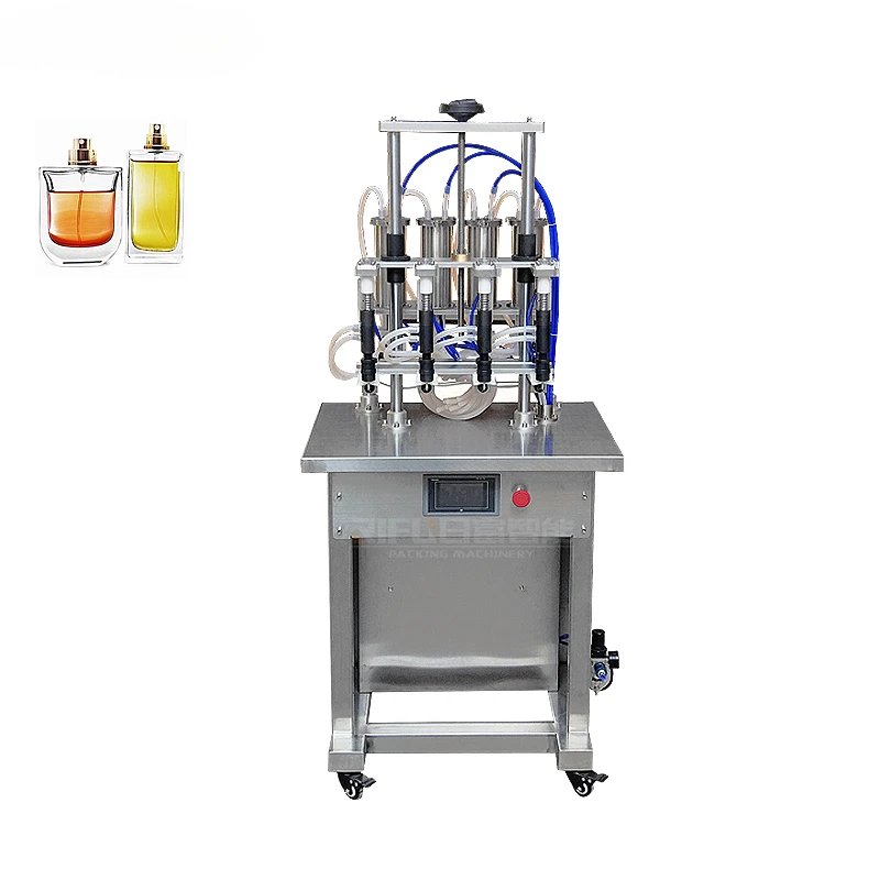 Semi automatic Eyewash Cosmetics Beverage Filler Fragrance Vacuum Liquid Small Bottle Perfume Filling Machine