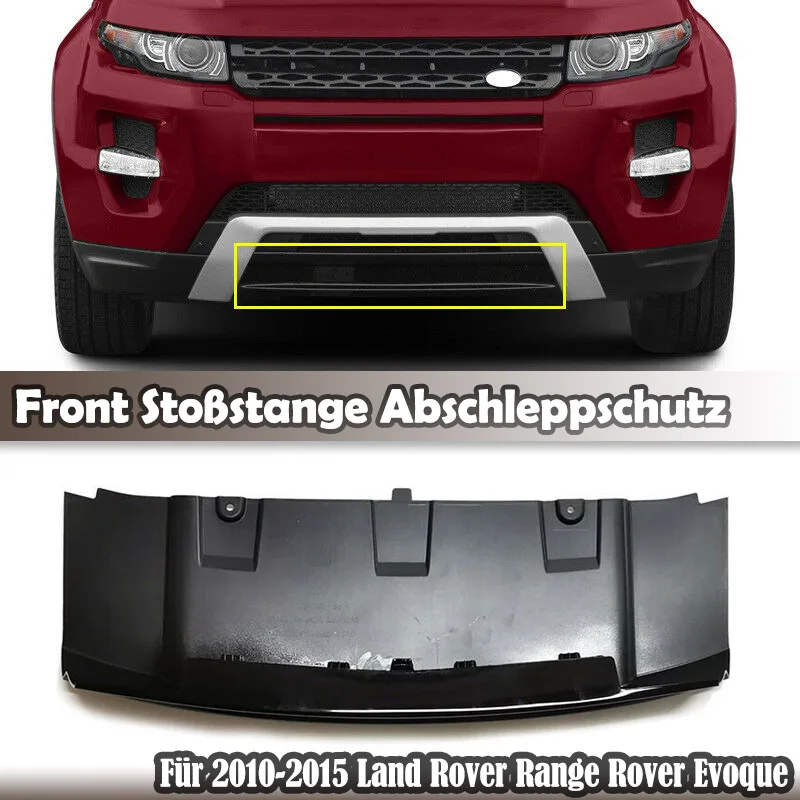 Front Bumper Tow Hook Cover Lip For Land Rover Range Rover Evoque Dynamic 2010-2015 LR028187 Trailer Spoiler Guard Skid Plate - view 2