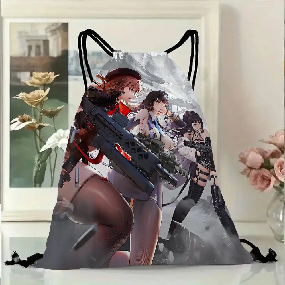 Popular Games NIKKE The Goddess Of Victory Drawstring Backpack Sports Gym Bag For Women Shopping Sackpack Drawstring Backpack - Image 6