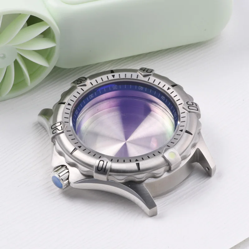 Tactical Frog 28.5MM Dial Watch Case steel Luminous Sapphire glass Diving watch for NH35/36/4R/6R Automatic Movement Watch Parts