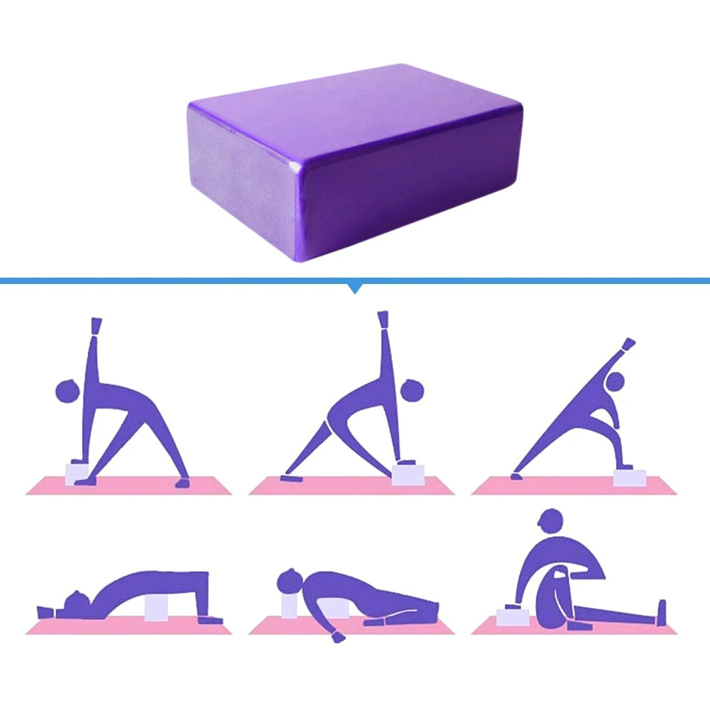 Private Label Eco-friendly 3*6*9 Color EVA Foam Pilates Brick Cheap Fitness Personalised Soft Sturdy Yoga Block