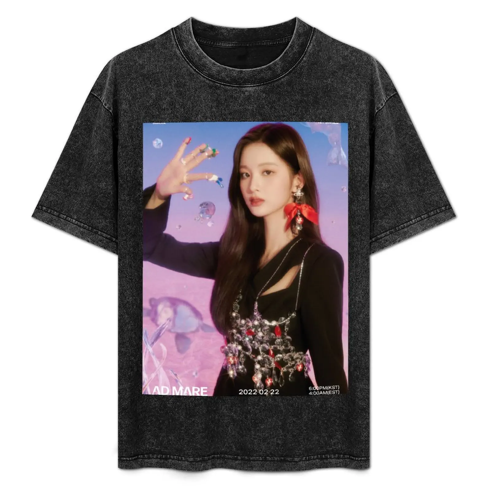 

NMIXX SULLYOON ‘O.O’ T-Shirt boys animal print funny shirt cotton men t shirt