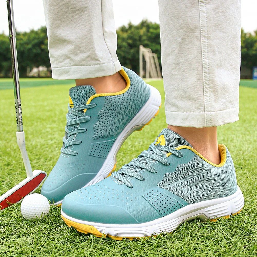 Men's Professional Golf Shoes Outdoor Anti Slip Comfort Golf Men's Golf Training Shoes Men's Large Running Shoes