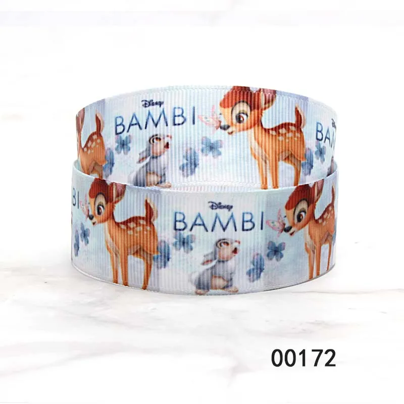 Bambi Printed 50MM 75MM Disney Grosgrain Ribbon