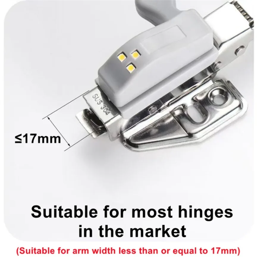 10-1PCS LED Inner Hinge Lamps Wardrobe Cabinet Sensor Night Light Kitchen BedroomCupboard Closet Drawer Night Lamp Lighting