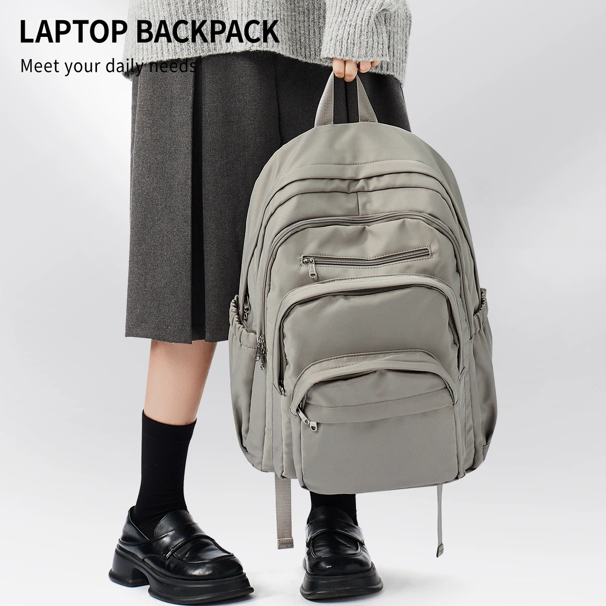 School Bag for 15.6 Inch Laptop Backpack for School Kids Girls Large Capacity Light Weight Backpack Women Fashion College Bag