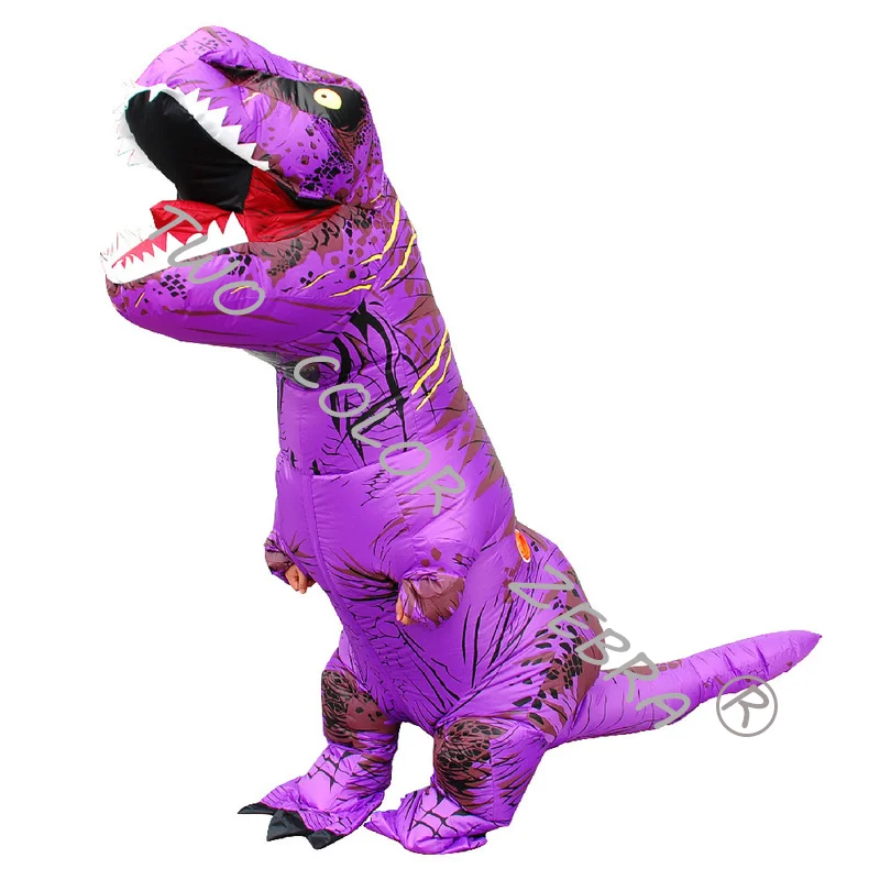 Costume gonfiabile di dinosauro Fancy Mascot Anime Halloween Party costumi Cosplay per bambini adulti interessante vestito di cartone animato Dino