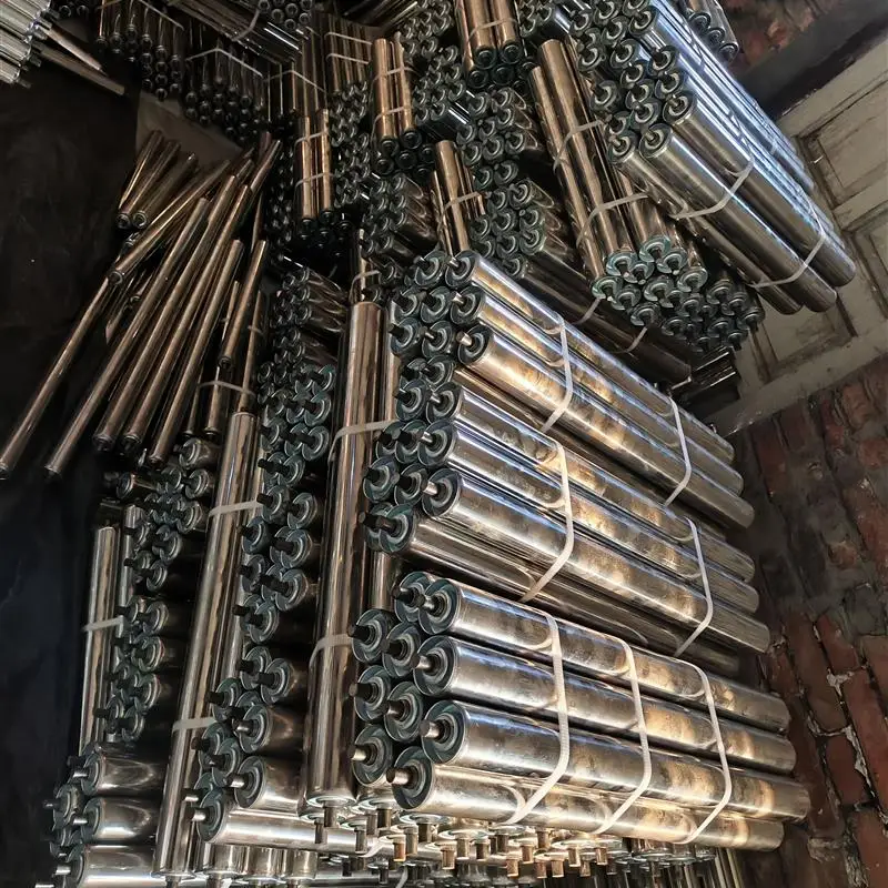 Stainless Steel Conveyor Rollers Diameter 25/60 Total Length 100-500mm Non-Powered Rollers Conveyor Lines Rollers Accessories