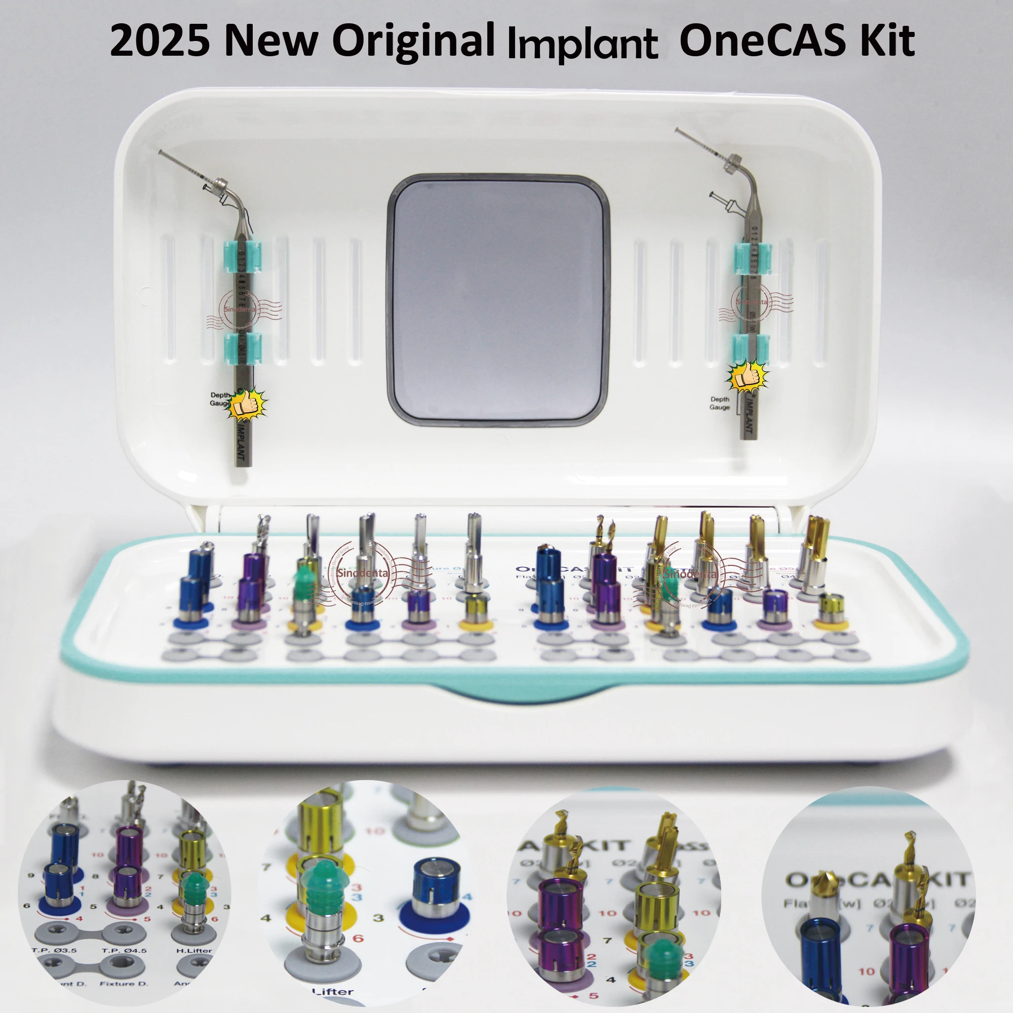 New Dental Ost Implant Tools One Guide OneGuide Kit OneMS OneCAS Taper Kit for Dental Surgical Implant Sinus Lift Tools/Surgery