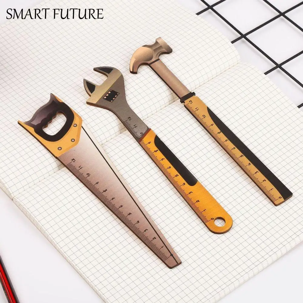 القط باو لطيف أدوات الخشب حاكم الإبداعية مضحك 15 سنتيمتر مسطرة مستقيمة الكرتون الجدة طالب مسطرة مستقيمة طالب