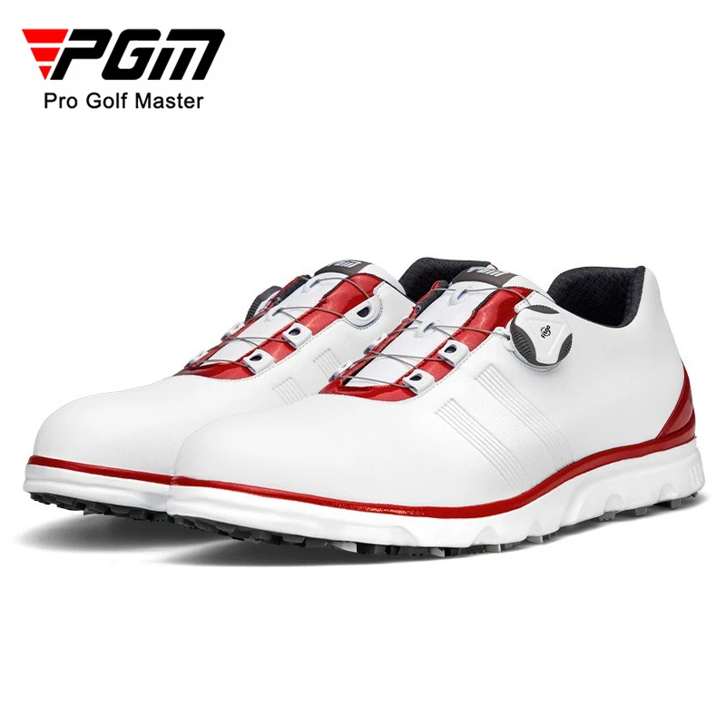 

PGM Men Golf Sneakers Waterproof Side Slip Resistant Rotating Lace Sports Shoes XZ164