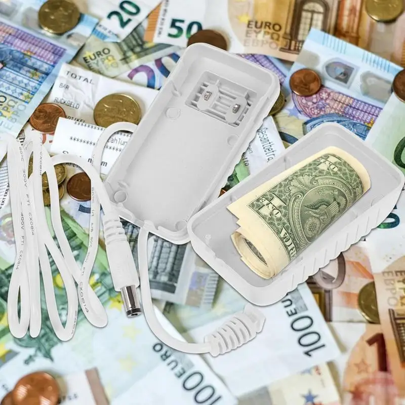 سر إخفاء الحاويات الحائط سر صندوق تخزين النقدية المنزل السفر تخزين النقود حامل الأمن لمفاتيح المجوهرات المال