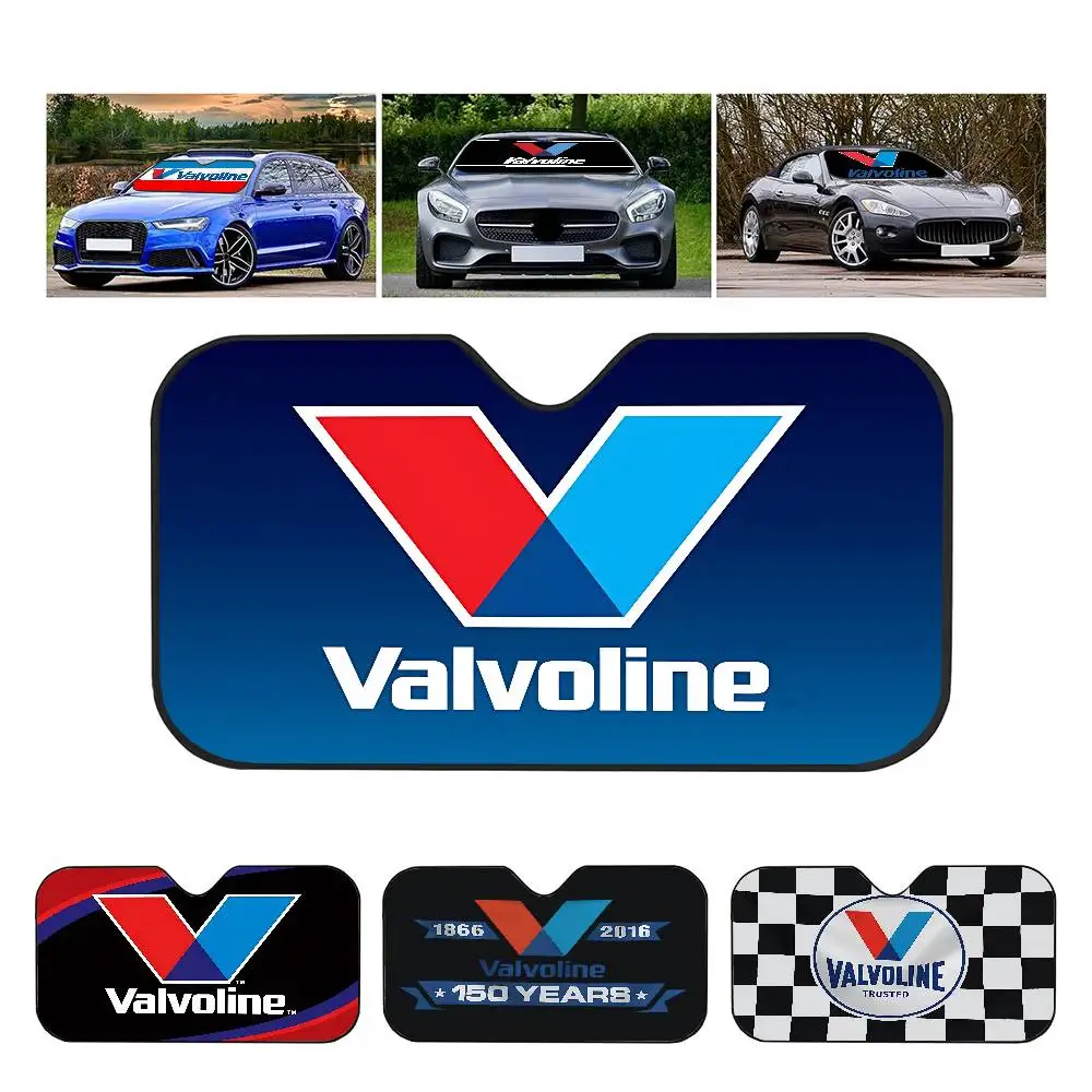 

Valvolines Engine Oil Car Sun Shade UV Protection Electrostatic Adsorption Car Window Sunshade For Kids Universal Auto Curtain